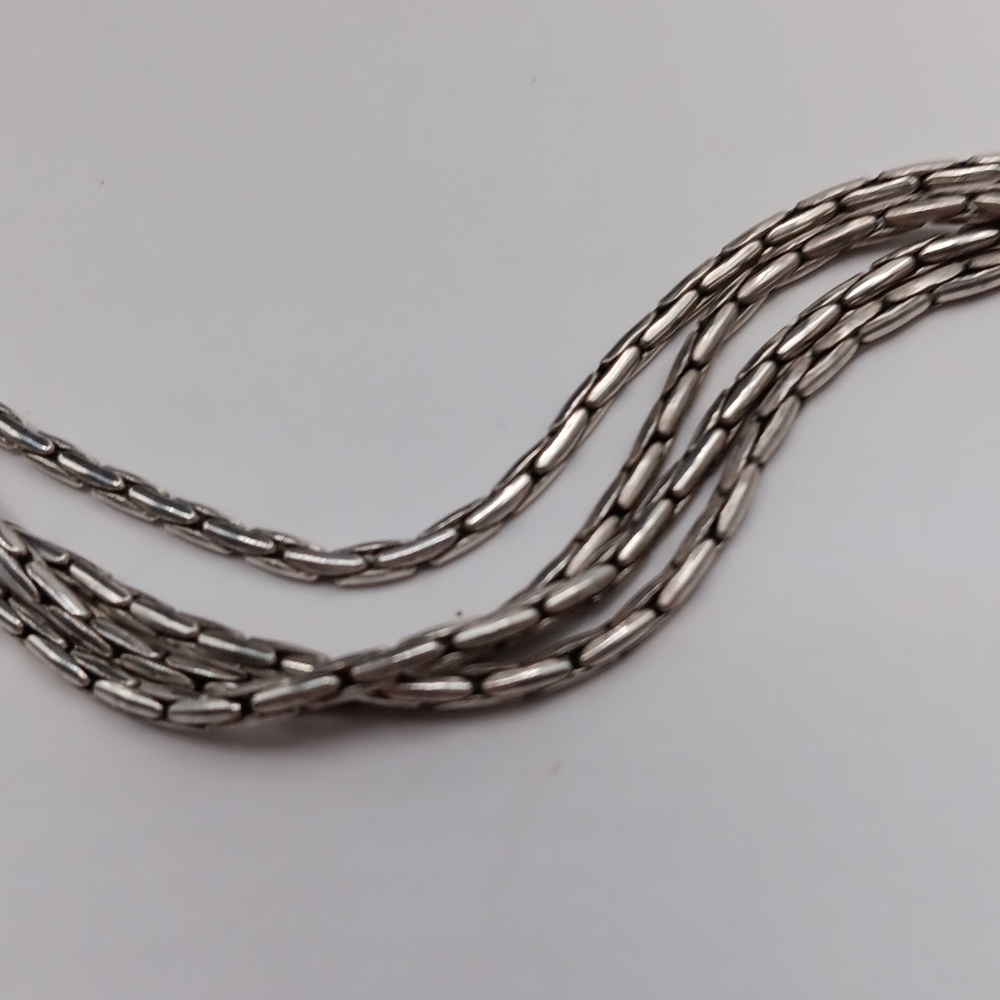 Premier Designs Silver Multi-Strand Rope Necklace - Picture 5 of 6